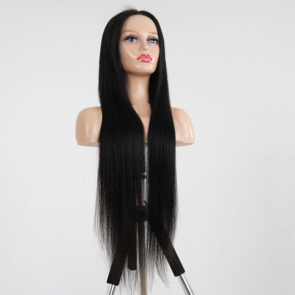 Human hair wig natural black. Part of the Lingaury Human Wig collection